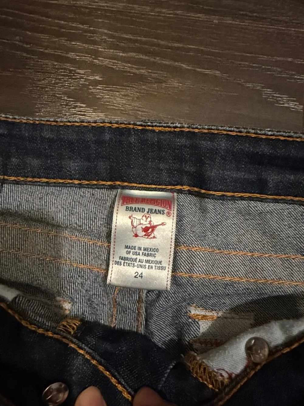 True Religion Dark Indigo Skinny Jeans for Women - Picture 2 of 3